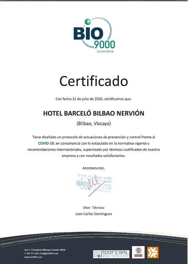 Barcelo Bilbao Nervion Hotel